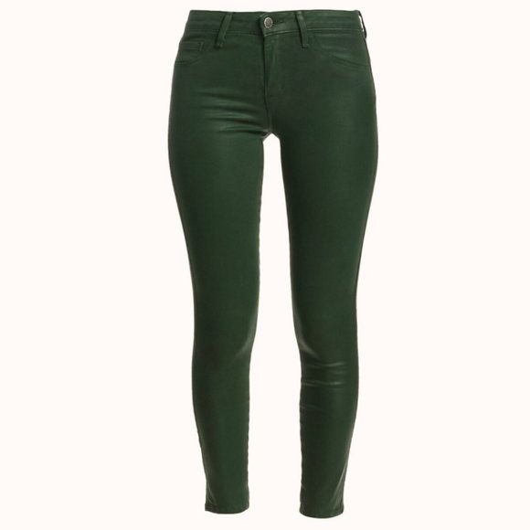 L'Agence Margot High-Rise Ankle Skinny Coated Jean - Picture 3 of 16